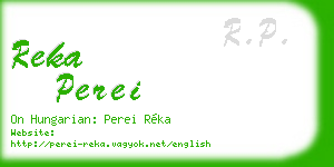 reka perei business card